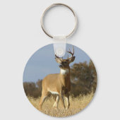 Porte-clés Cerf Blanc d'Automne (Recto)