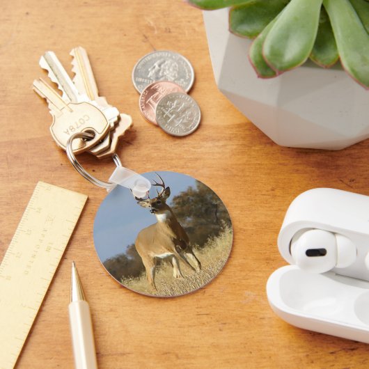 Porte-clés Cerf Blanc d'Automne (Bureau)