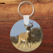 Porte-clés Cerf Blanc d'Automne (Recto)