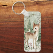 Porte-clés Cerf de la forêt boisée (Recto)