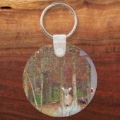 Porte-clés Cerf de Noël (Recto)