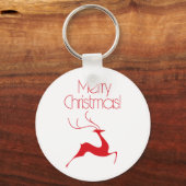 Porte-clés Cerf de Noël (Recto)