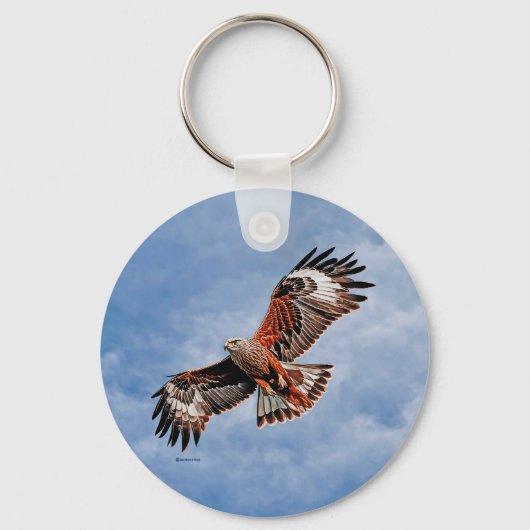 Porte-clés Cerf-volant rouge (Recto)