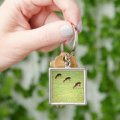 Porte-clés cerfs communs 2 (main)