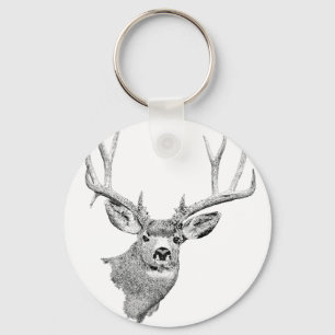 Porte-clés Cerfs communs de mule