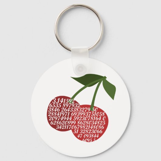 Porte-clés Cerise Terminée Pi (Recto)