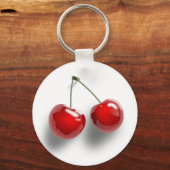 Porte-clés Cerises laquées du Dessert Rouge (Recto)