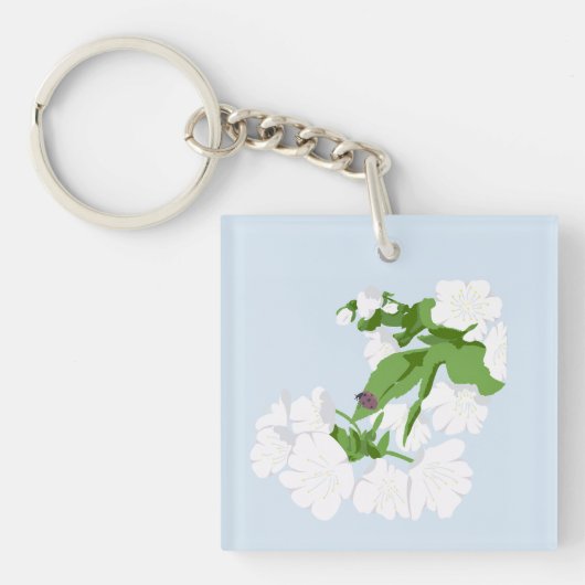 Porte-clés Cerisier fleur (Devant)