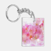 Porte-clés Cerisier japonais aux fleurs rose pastel (Devant gauche)