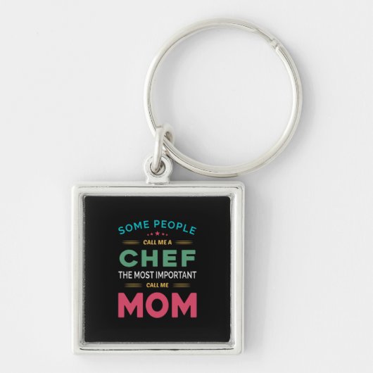 Porte-clés Certaines Personnes M'Appelent Chef Maman (Devant)