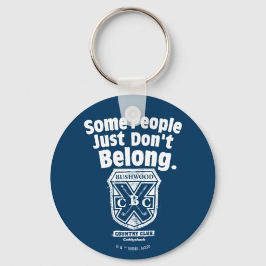 Porte-clés Certaines personnes n'appartiennent tout simplemen (Recto)