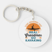 Porte-clés Certains Grandmas Knit Real Grandmas Go Kayak (Devant)