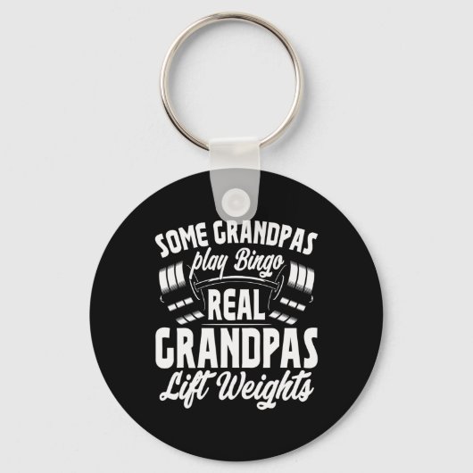 Porte-clés Certains Grandpas Jouer Bingo Real Grandpas Poids  (Recto)