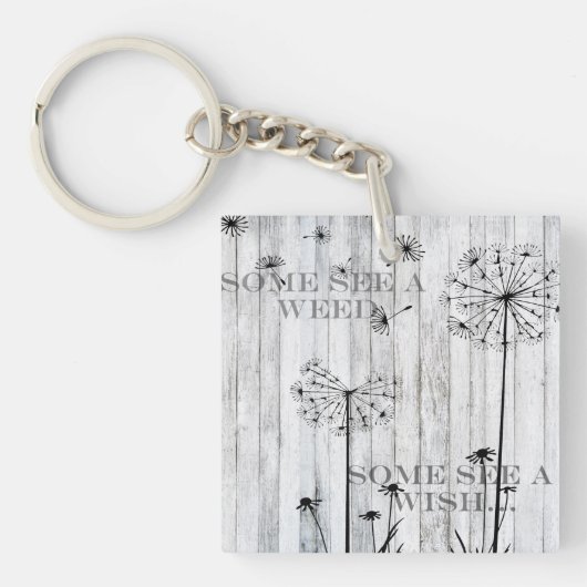 Porte-clés Certains Voient Un Porte - clé Acrylique De Mauvai (Devant)