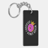 Porte-clés Certifié Donut Queen Funny Girls Femmes Doughnut (Devant gauche)