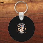 Porte-clés Certifié Kitty Cat Lover (Recto)