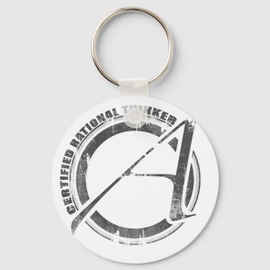 Porte-clés Certifié Rational Thinker (Recto)