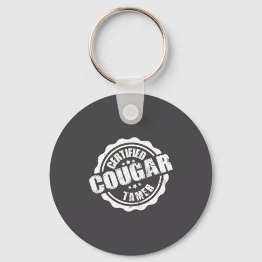 Porte-clés Certified Cougar Tamer Funny Mens Cougar Tamer  (Recto)