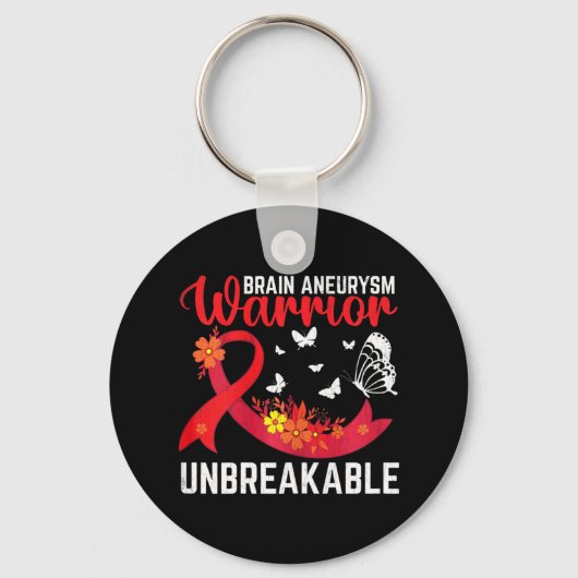Porte-clés Cerveau Aneurysme Guerrier Chirurgie Incassable (Recto)