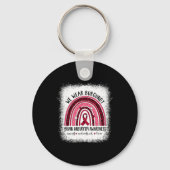 Porte-clés Cerveau Aneurysme Sensibilisation Vêtements Awesom (Verso)