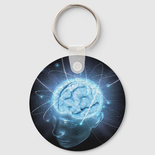 Porte-clés Cerveau atomique (Recto)