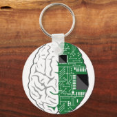 Porte-clés Cerveau Cybernétique (Recto)