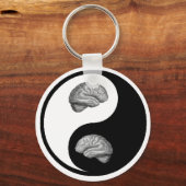 Porte-clés Cerveau Yin/Yang (Recto)