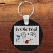 Porte-clés C'est à propos des cheveux ! (Recto)