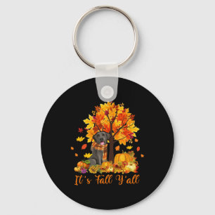 Porte-clés C'est automne Y'all Labrador Black Lab Halloween M