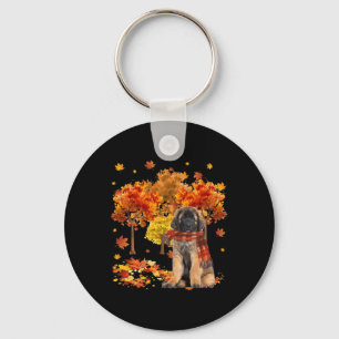 Porte-clés C'est automne Y'all mignon Leonberger automne arbr