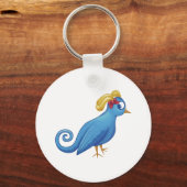 Porte-clés C'est ce qu'elle tweete - Logo d'oiseaux (Recto)