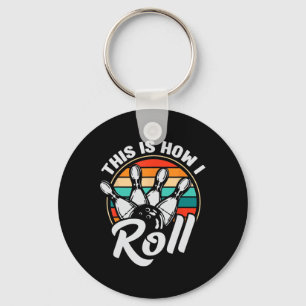 Porte-clés C'est comme ça que je roule Rétro Bowling 60s 70s