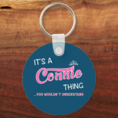Porte-clés C'est Connie que tu ne comprendrais pas Keycha (Recto)