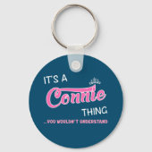 Porte-clés C'est Connie que tu ne comprendrais pas Keycha (Verso)