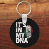Porte-clés C'est dans mon Adn Mexicain drapeau Cinco De Mayo  (Recto)