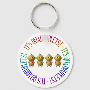 Porte-clés C'est des quadruplets !