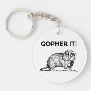 Porte-clés C'est drôle Pun Gopher