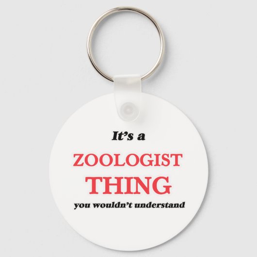 Porte-clés C'est et Zoologiste, vous ne comprendriez pas (Recto)