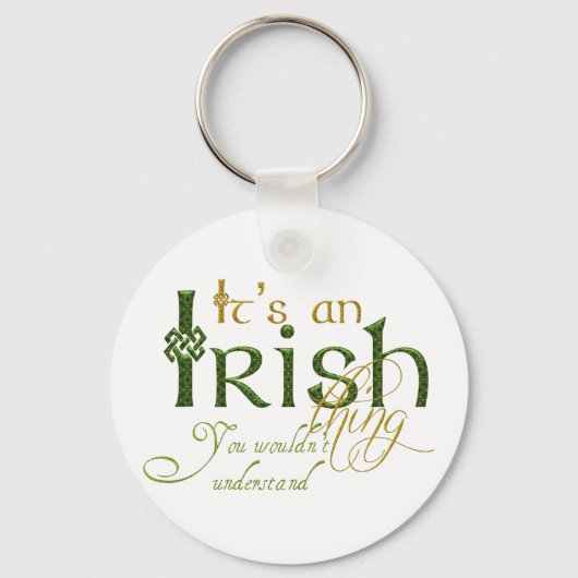 Porte-clés C'est irlandais (Recto)
