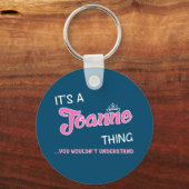 Porte-clés C'est Joanne que tu ne comprendrais pas Keycha (Recto)