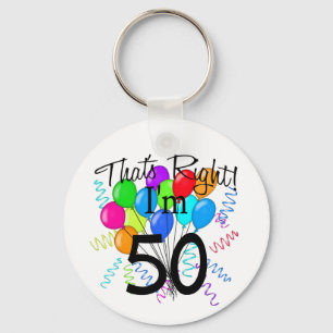 Porte-clés C'est juste que j'ai 50 ans - anniversaire