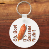 Porte-clés C'est la nuit de la saucisse ! (Recto)