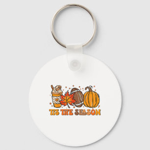 Porte-clés C'Est La Saison Citrouille Leaf Latte Fall Thanksg