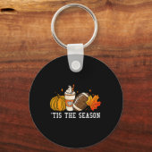 Porte-clés C'Est La Saison Citrouille Spice American Football (Recto)