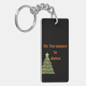 Porte-clés C'est la saison de danser Design de Noël (Devant gauche)