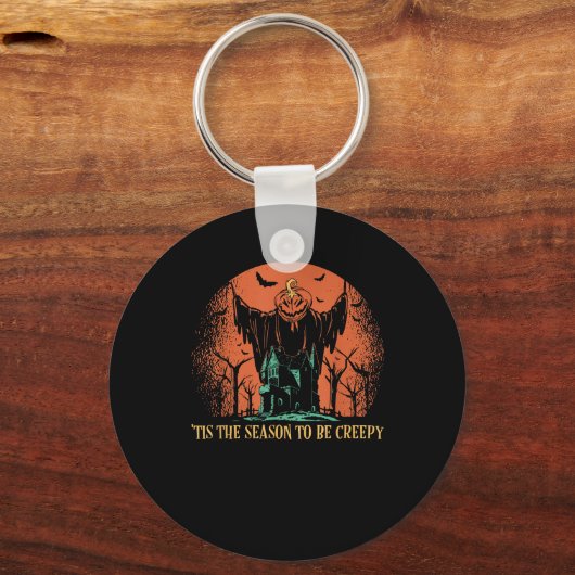 Porte-clés C'Est La Saison D'Être Citrouille Déplaisant (Recto)
