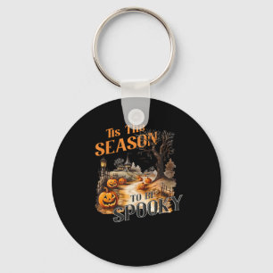 Porte-clés C'Est La Saison D'Être Éffrayant Automne Halloween