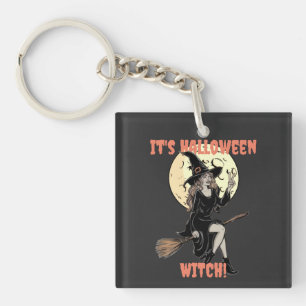 Porte-clés C'est la sorcière d'Halloween amusante faire votre