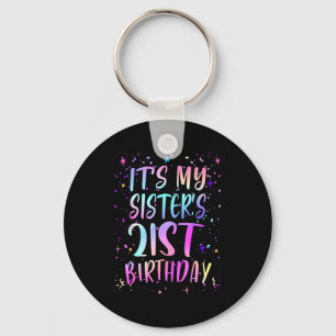 Porte-clés C'est l'anniversaire des 21 ans de ma sœur Coloré