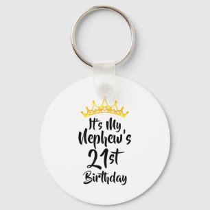 Porte-clés C'est l'anniversaire des 21 ans de mon neveu Couro
